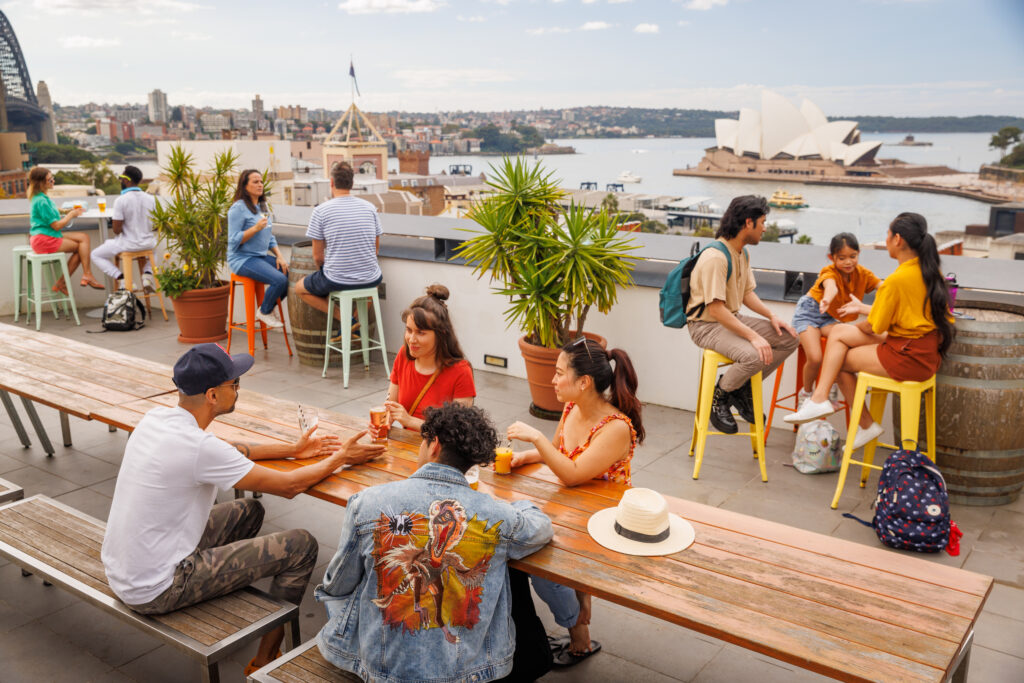 Roof top at YHA Sydney Harbour